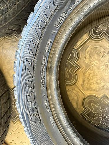 Шиналар: Шиналар 225 / 60 / R 17, Кыш, Колдонулган, Комплект, Жол тандабастар (АТ/МТ), Yokohama — 5