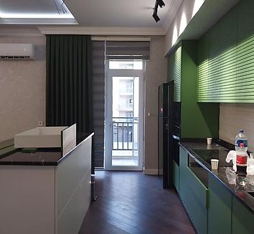 geometri: Tor şəffaf pərdə/parça – kətan, kvadrat naxışlı eni 3m =hün 2m yenidi — 9