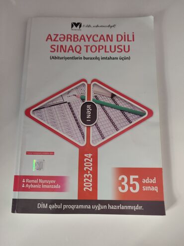 2023-2024-cü illər üçün hazırlanmış bu Azərbaycan dili sınaq toplusu