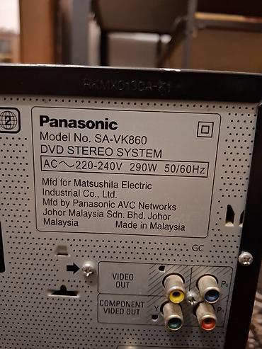 panasonic dvd: Panasonic SA-VK860 DVD Stereo Sistem Salam Hər şeyi İşləkdi 1cə — 3