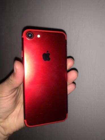 телефоны редми 9т: IPhone 7, Колдонулган, 32 ГБ, Кызыл, Коргоочу айнек, Каптама, 70 %