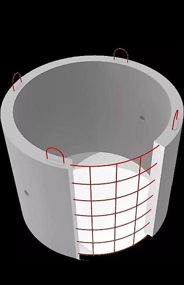контроль: Железобетонное (ЖБИ) кольцо для септика Размер: 95 x 90 x 7 см — 5
