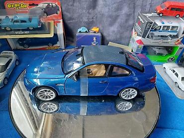 Avtomobil modelləri: Коллекционная модель BMW M3 E92 Coupe blue metallic 2007 MotorMax — 17