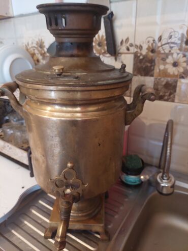 samovar qədimi: Б/у Дровяной Самовар, 10 л, Платная доставка, Самовывоз