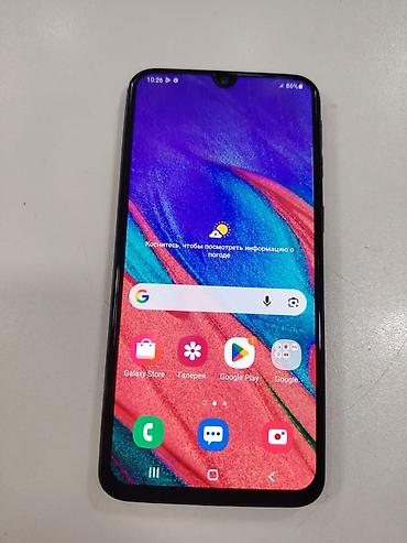 samsung 19: Samsung Galaxy A40, 64 GB, rəng - Qara, Barmaq izi — 2
