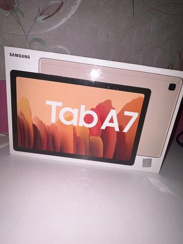 samsung tab a8 qiymeti: Galaxy Tab A7 SM-T505 model, 32 GB yaddaş.Qızılı rəngdə. Təzədi, az