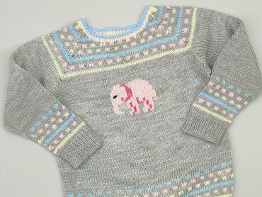 sweterek fuksja: Sweater, 3-4 years, 98-104 cm, condition - Good