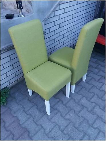 Stolice: Tapacirane trpezarijske stolice – više komada - Model: visoko — 1