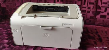 ноутбук дешево: HP Laser Jet P1005 лазерный чернобелый принтер отличное состояние