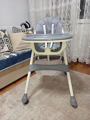 Стульчики для кормления: Стульчик для кормления, Другой бренд, Пластик, Другой вид, цвет - Серый — 1