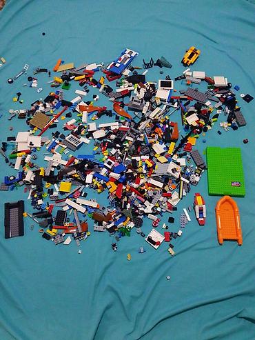 упаковшик керек: Большая смесь деталей LEGO в мягкой сумке-органайзере. - — 8