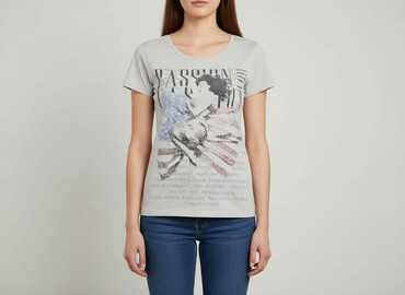 białe t shirty massimo dutti: PASSIONI, Футболка жіноча, розмір S