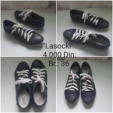 papuce sobne: Lasocki ženske cipele - Materijal: prirodna koža - Boja: teget - — 2
