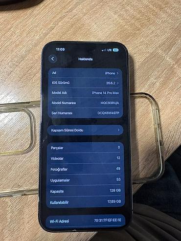 irsad electronics iphone 12 pro max: IPhone 14 Pro Max, 128 GB, Deep Purple, Face ID — 1