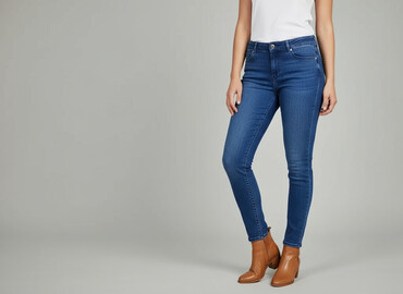 legginsy wzorzyste: Denim, Джинси жіночі, розмір M