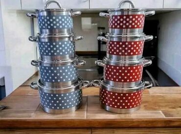 uradi sam masina za poliranje: Set Inox šerpi 4 u kompletu 8BVS - 6500 din- Pogodne za sve podloge i