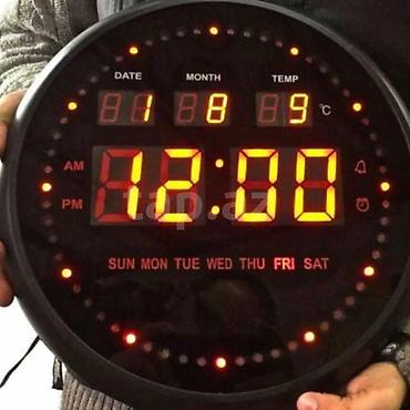 Ev saatları: Elektron divar saatı🔆 🕔Rəqəmsal divar saatları 🔹Saat: AM/PM🕰 ☑️Ölkə — 3