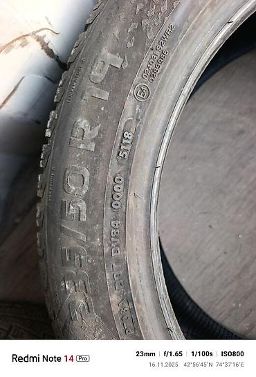 thindiag 2: Шины 235 50 19 2шт 
состояние отличное 
7500 сом за пару — 4
