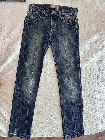 dar cins şalvarlar: Uşaq üçün “Slim Fit” cins şalvar - Model: Slim Fit, dar kəsim - Rəng — 3