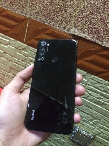 xiaomi telefonlari satilir: Xiaomi Redmi Note 8, 64 GB, rəng - Qara, 
 Sensor, Barmaq izi, İki sim kartlı