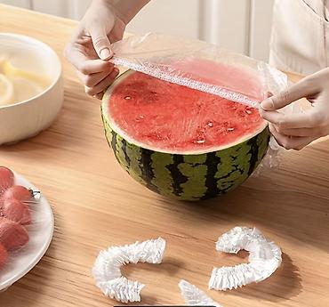 salat qabı: Elastik birdəfəlik qida örtükləri – 300 ədəd 🍽️ Qida örtüyü üçün — 2