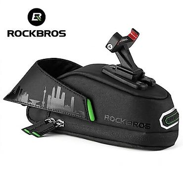 сидушка фикс: Подседельная велосумка ROCKBROS Влагозащитная: плотная ткань и — 6