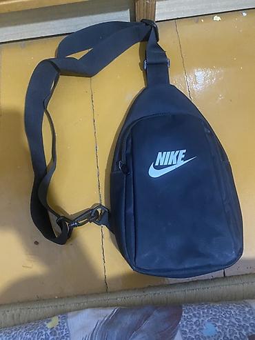 Спортивные сумки: Сумка через плечо/на грудь Nike, компактная и легкая. - Цвет: черный — 1