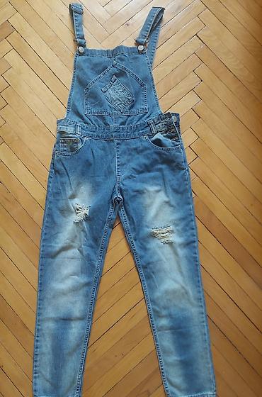 tulum cins: Yeni 36 38 razmer jeans kombinizon satilir geyilmeyib yenidi — 2