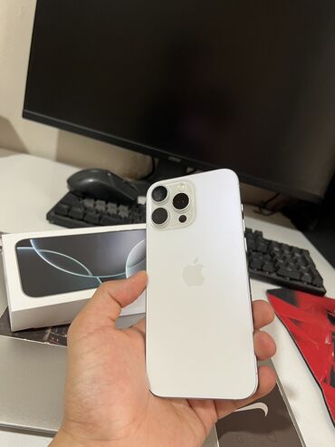 скупка макбука: IPhone 16 Pro Max, Б/у, 256 ГБ, 100 %