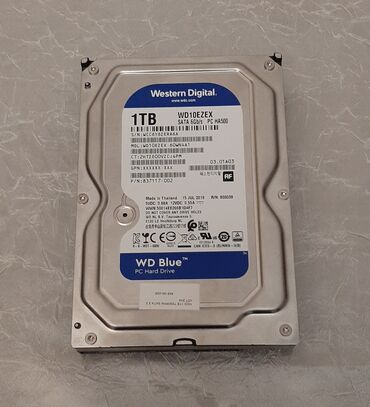 işlənmiş hard disk: Sərt disk (HDD) Western Digital (WD), 1 TB, İşlənmiş