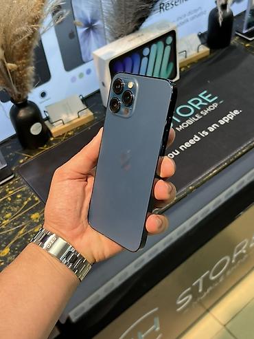 iphone 13 mini red: IPhone 12 Pro Max, 512 GB, Pacific Blue, Face ID — 4