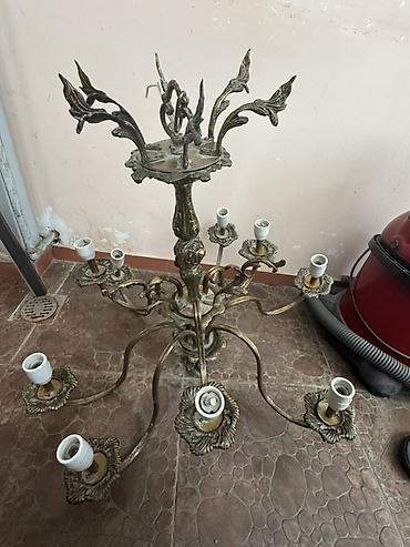 güll: Çılçıraq, 8 lampa, Metal — 1