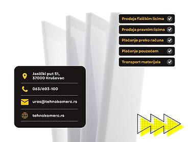 Ostalo: Termoplastični materijali u ponudi sa i bez UV zaštite – ekstrudirane — 6