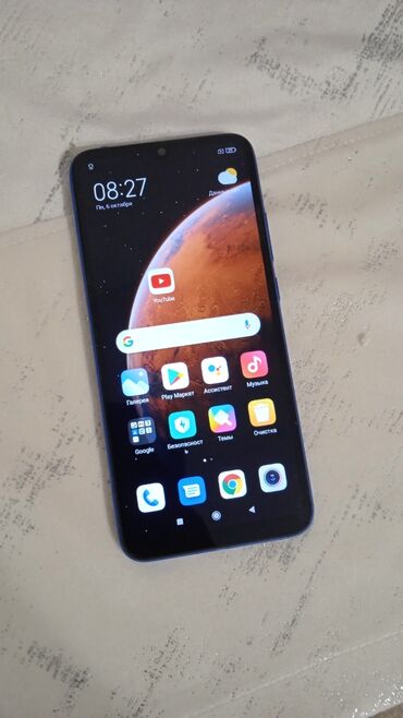 редми 8 телефон: Redmi, Redmi 9C, Колдонулган, 64 ГБ, түсү - Көк, 2 SIM