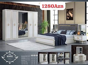 Yataq otağı dəstləri: İkinəfərlik çarpayı, Dolab, Termo, Tumba, Yeni — 27