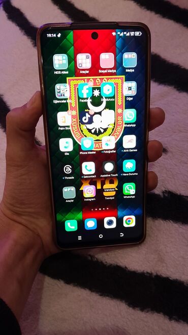 telefon a54: Tecno Camon 19, 128 GB, rəng - Mavi, Barmaq izi, İki sim kartlı