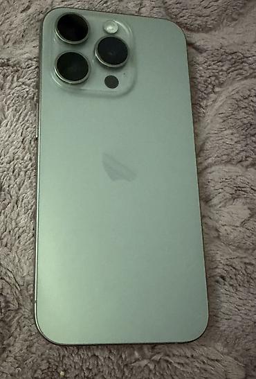 iphone satilir: IPhone 15 Pro, Natural Titanium, Face ID — 2