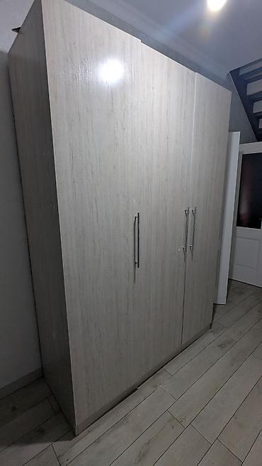 мишки бу: Шифоньер, шкаф для одежды, Б/у, Прямой, МДФ — 2