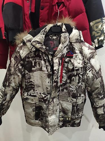 Верхняя одежда: Детская зимняя куртка SKORPIAN, рост 134 - Теплая утеплённая модель с — 1