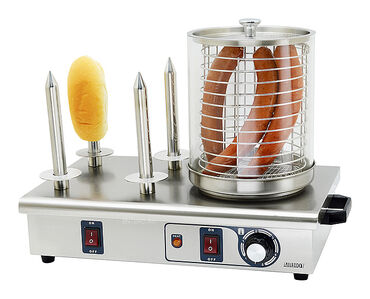 Печи, плиты: Аппарат для хот-догов Airhot HDS-04 используется на предприятиях