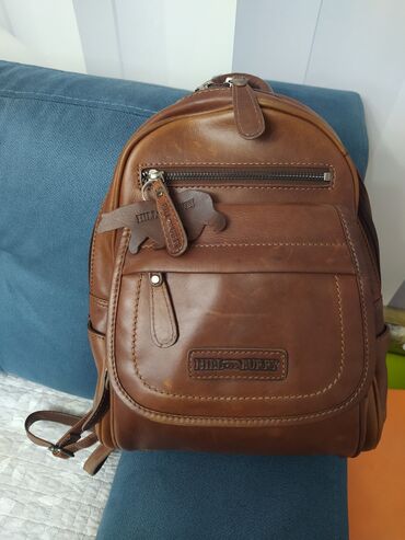 сланцы кожаные: Шикарный кожаный рюкзак (кожа буйвола),немецкой фирмы,новый,отличный