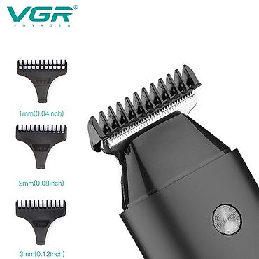 tostur: Mini Trimmer VGR 932 - 6000 RPM / 600mAh / 120 Dəqiqə / Cord/Cordles — 9