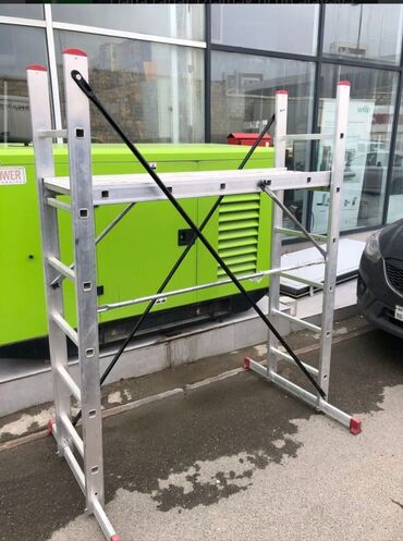 Nərdivanlar: Alüminium mobil skafold (işqaldı) - Material: yüngül və korroziyaya — 1