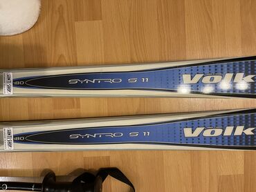 Oprema za skijanje: Skije Volkl (180 cm ) sa stapovima, uvoz Svajcarska — 5