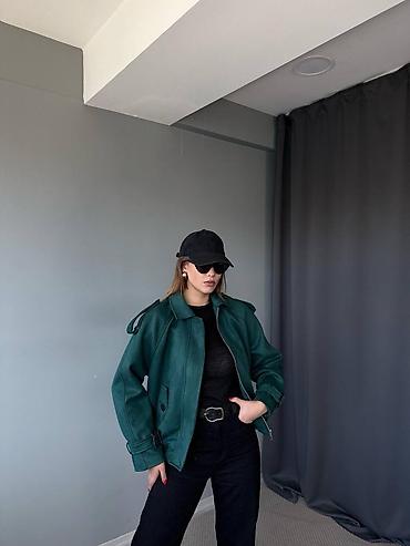 opposite kovin: Jakna kratka sa rajsferšlusom - Model: kratka, opušten/oversize kroj — 3