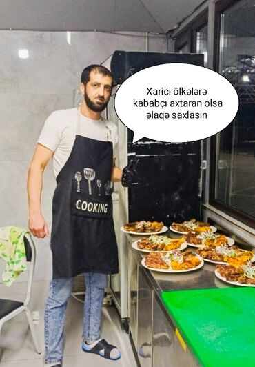 Marketinq, Reklam və PR: Aşpaz tələb olunur, Manqalçı, kababçı, 30-45 yaş, 6 ildən artıq təcrübə