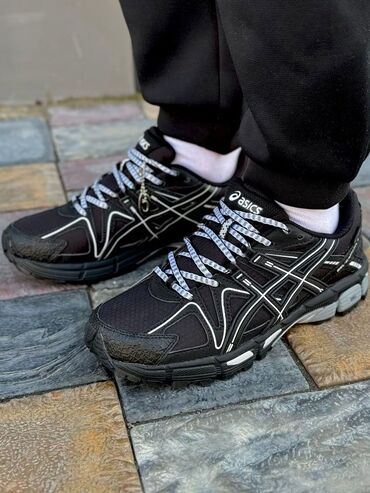 горячий перец для похудения: Кроссовки Asics (модель в стиле трейл/раннинг) - Цвет: черный с