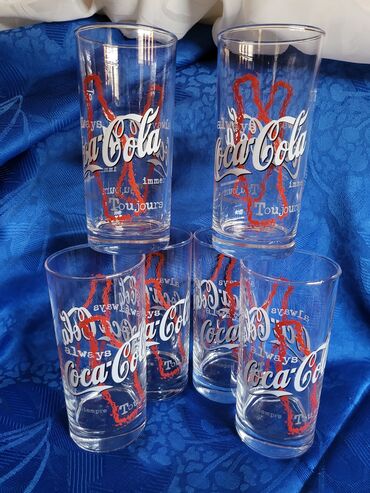 Čaše: Case nove Coca Cola vintaz Namacke. Komada. 6 — 2