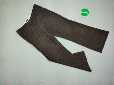 Spodnie: Spodnie, S (EU 36), stan - Dobry, wzór - Jednolity kolor, kolor - Brązowy