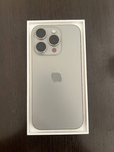 iphone telfon: IPhone 15 Pro, 256 GB, Natural Titanium, Face ID